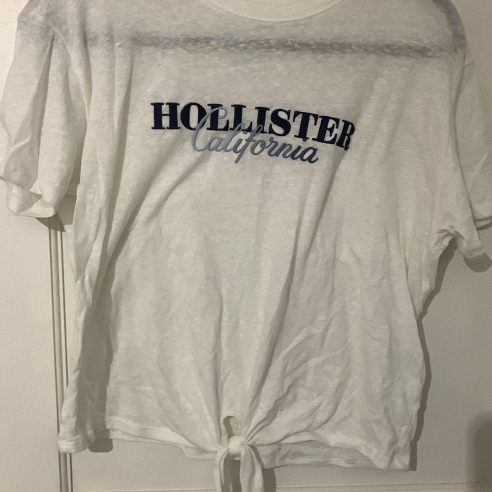 Hollister tie front shirt